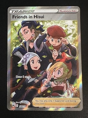 Friends in Hisui 148/159 Pokemon Crown Zenith Ultra Rare Full Art Holo NM