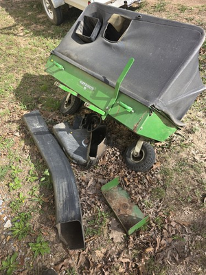 #ad Used Powerflow Cart Bagger For John Deere 214 216 218 $899.99