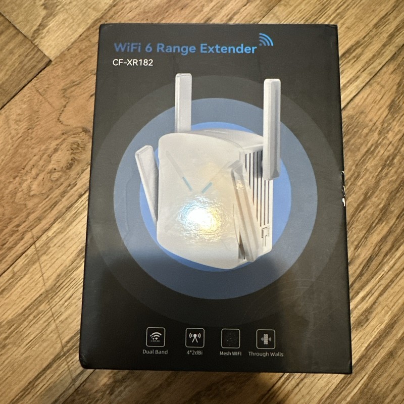WiFi 6 Range Extender CF-XR182  Dual Band Antenna 1800MB (Brand New Sealed)