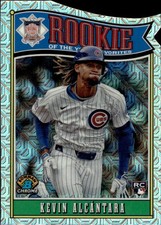 2025 Bowman #ROY-15 Kevin Alcántara Rookie of the Year Favorites Mojo Refractor