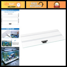 Clear Tempered Glass Canopy for 20L/29 Gallon Fish Tanks - Fits Most Aquariums