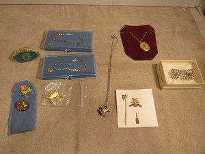 Vintage MASONIC Order Of The Eastern Star Jewelry MIXED Lot New