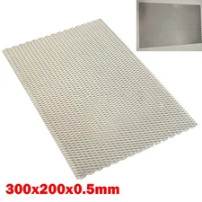 1PACK 300mmX 200mm X 0.5mm Metal Titanium Mesh Sheet Perforated Plate Expanded