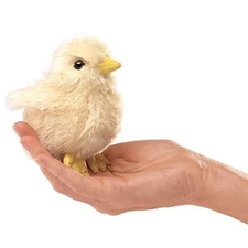 Folkmanis Puppets #2721- Mini Chick Finger Puppet