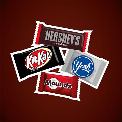 DARK CHOCOLATES HERSHEY'S SNACK SIZE MIX VARIETY VALUE BAG PRICE PICK YOURS NOW!