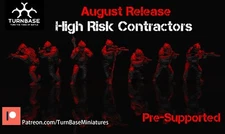 Turnbase Miniatures Modern High Risk Contractors PMC Zona Alfa Spectre 28mm 35mm
