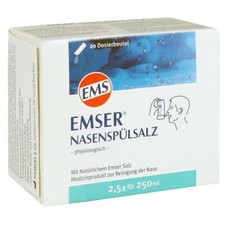 Emser Sale Decongestionante Nasale Fisiologico 20 Dosierbeutel per Doccia Nasale