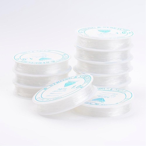 Crystal Thread Clear Beading Elastic Stretch 0.4mm 0.5mm 0.6mm 0.7mm 0.8mm 1mm - Picture 2 of 4