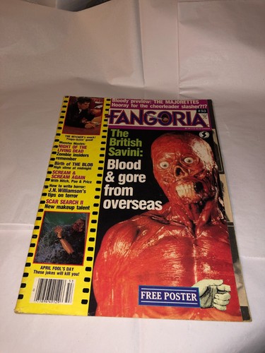 Fangoria Horror Magazine #53 (May 1986) Peter Litten, The Hitcher, April Fool's