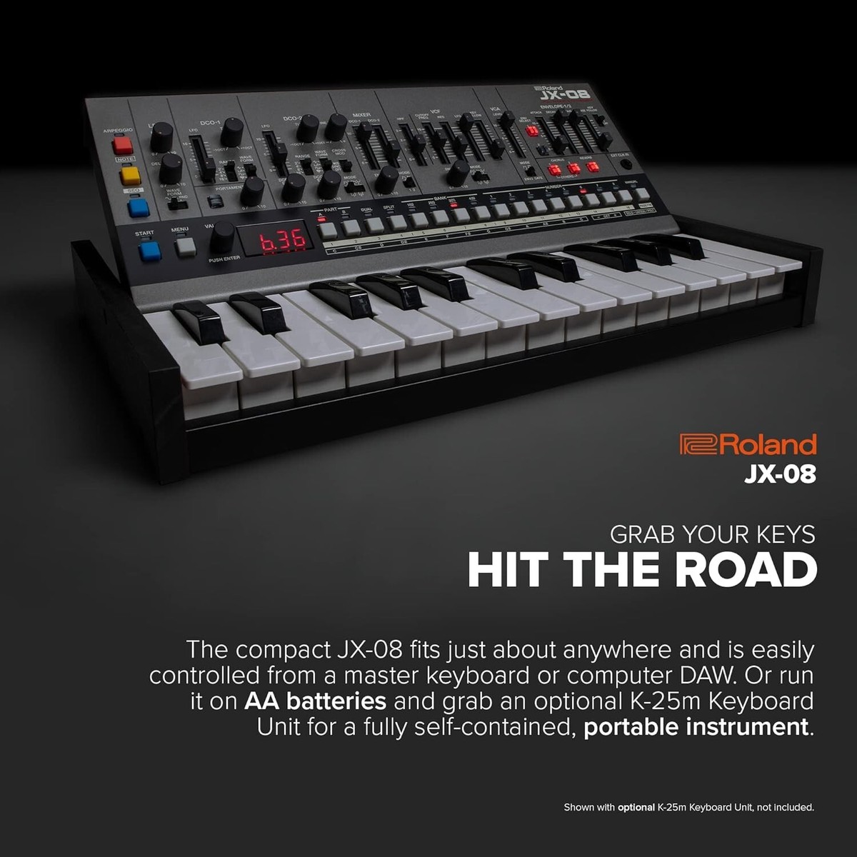 ROLAND JX-08 Classic Sound Modernized Black New | eBay