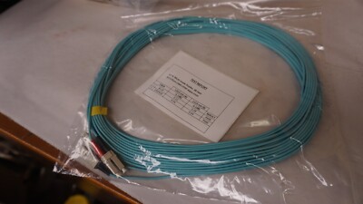 12550-I-38F-2J SC-LC MM DX 50um OM4 2mm Aqua 38' Fiber optic Patch ...