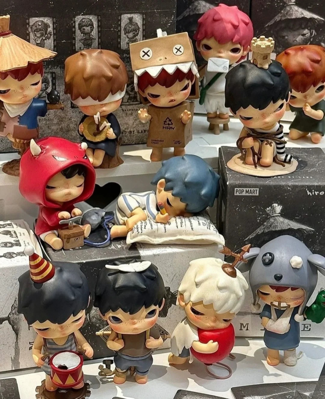 POP MART Hirono Mime Series Blind Box Confirmed Figure Model New