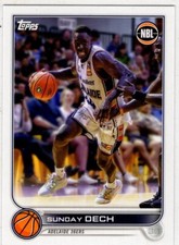 2022 Topps Basketball Sunday Dech No. 2 Adelaide 36ers
