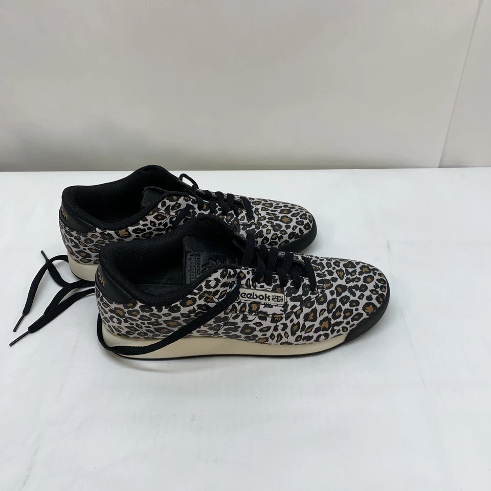 Zapatillas deportivas Reebok clásicas princesas con estampado de leopardo para mujer talla 8,5 Foto 2 de 4