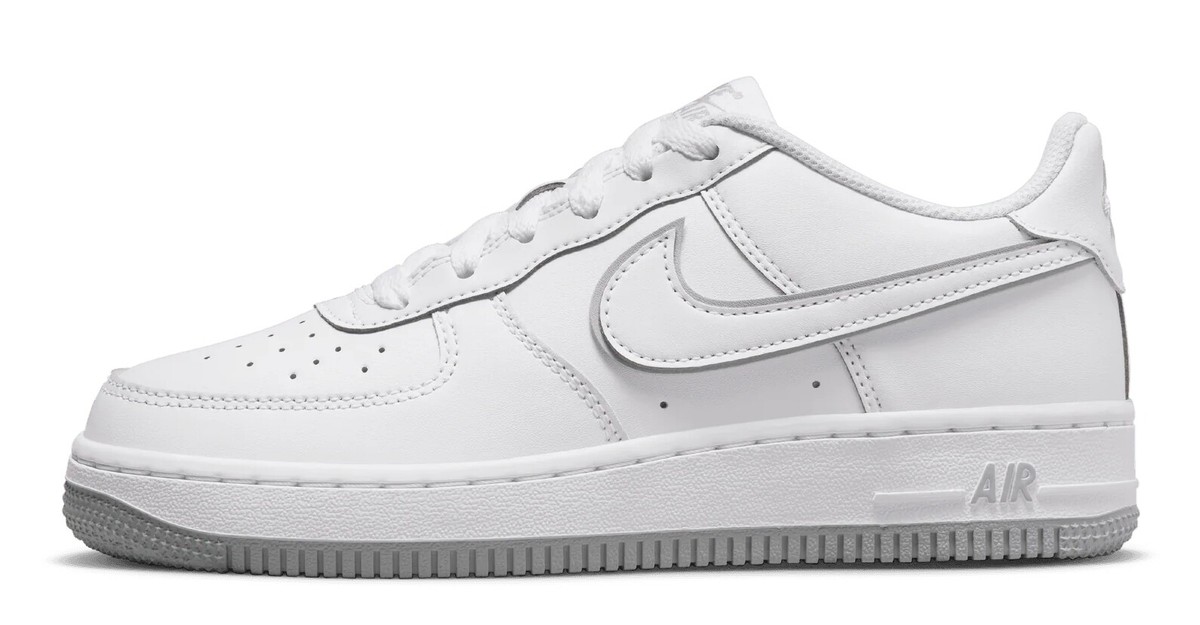 Nike Air Force 1 (GS) 'White Wolf Grey' DX5805-100 Big Kids