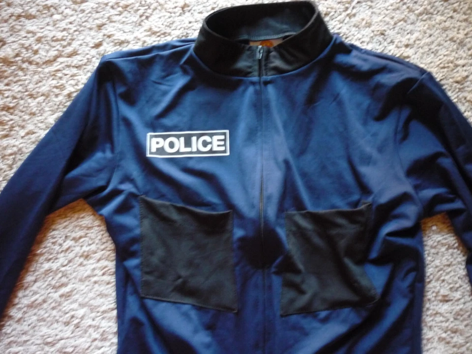 MARDI GRAS полиции комбинезон костюм взрослых MED косплей - Изображение 3 из 4