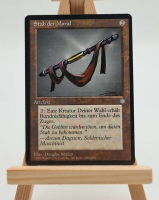 Staff of Morale Ice Age Magic Card MTG German (Baton of Morale)