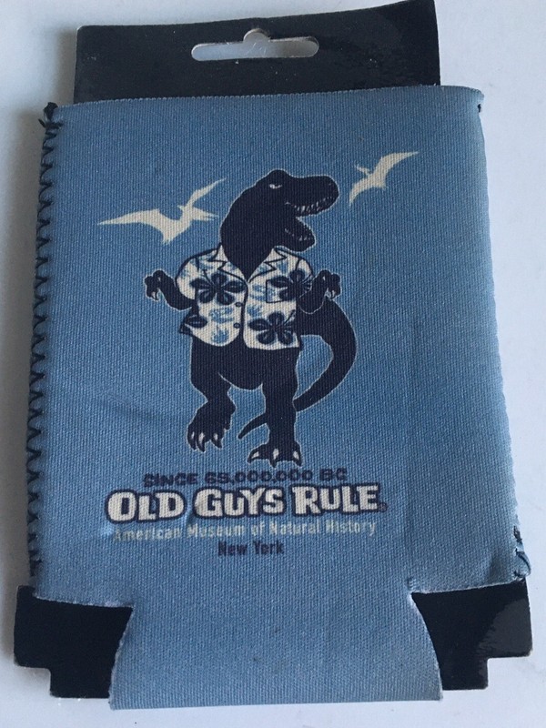 American Museum Natural History Soda Beer Can Coozy Koozy Dinosaur NEW YORK 