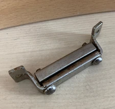 LEEDY 1910s 20s 30s Vtg Snare Drum BUTT PLATE Part Nickel 1 and 13/16" Holes