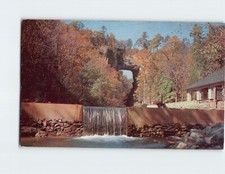 Postcard Natural Bridge and Pavilion As Seen From Below Dam, Natural Bridge, VA