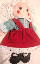 Vintage 1990 Avon Candy Claus 16 inch Christmas Rag Doll
