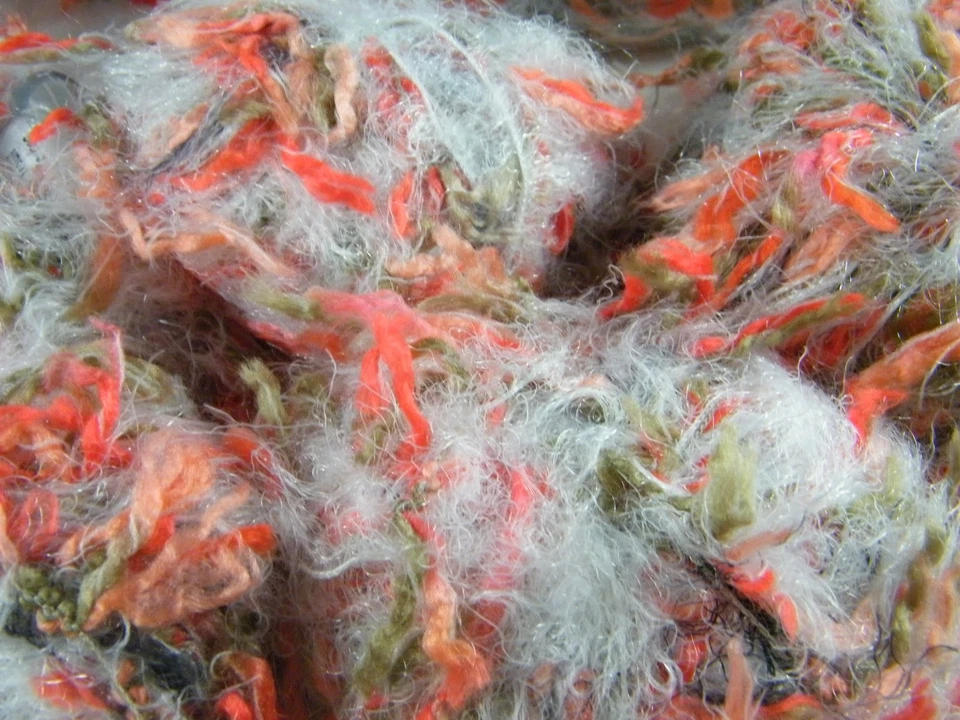 16 HILOS ~ HILOS DE HIELO ~ "TRAWL TECHNO" BLANCO ROJO CAQUI NEGRO # 14554 Foto 3 de 4