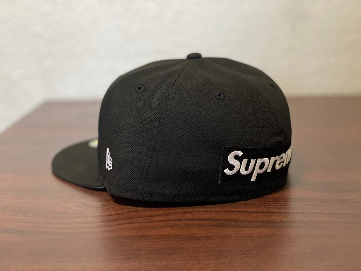 Supreme Reverse Box Logo New Era Black Size 7 1/4 Bogo NY SS21 | eBay