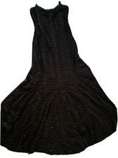 Vintage Bestsey Johnson Black Gown size Medium NWT