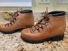 Vintage Dexter Hiking Boots Leather Backpacking Boots W/Vibram Sole, Men s 6.5