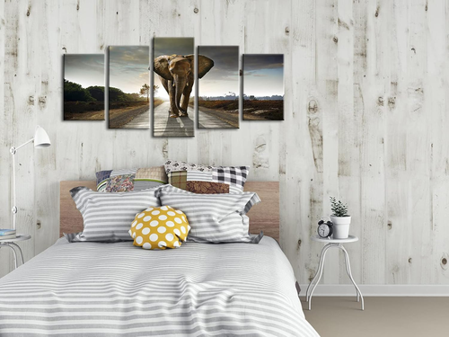 Elephant Canvas Prints Wall Art Animals Pictures to Photo Paintings Decor for Li - Picture 4 of 8