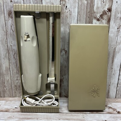 #ad Sears Wall Mounted Vintage MCM Electric Knife Model No 49047780 Complete Works $59.99