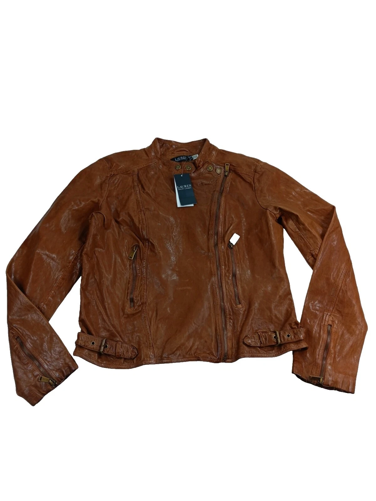 Polo Ralph Lauren 摩托车夹克纯色外套、夹克、背心女