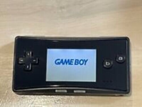 NINTENDO Gameboy Micro Black Handheld Game Console Only