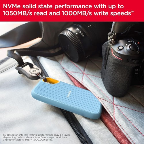 SanDisk Extreme Portable SSD 2TB R:1050 MB/s W:1000 MB/s Portable SSD SKYBLUE - Picture 7 of 7