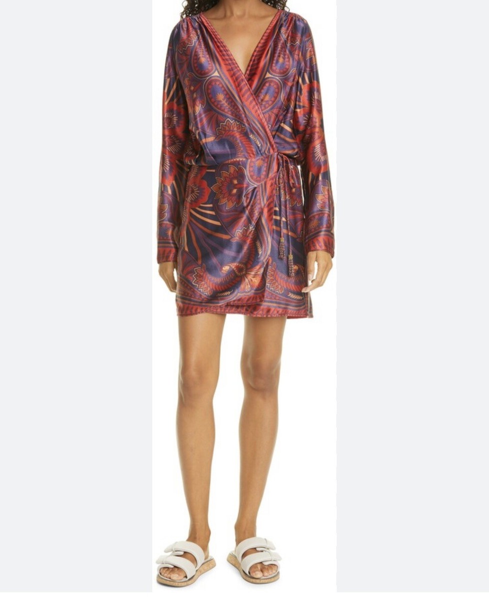 Farm Rio Macaw Arabesque Long Sleeve Mini Dress Size Small | eBay Farm Rio Macaw Arabesque Long Sleeve Mini Dress Size Small | eBay