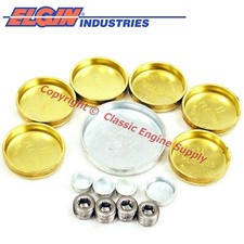 Deep Cup Style Brass Block Freeze Plug Kit Fits Sb Ford 351w 302 289 260 255 221