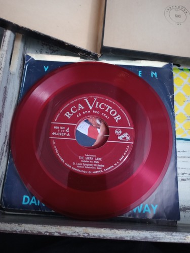 RCA Victor Red Seal 45 “Swan Lake” Tchaikovsky Set Of 5 Red Vinyls VG - Picture 2 of 11