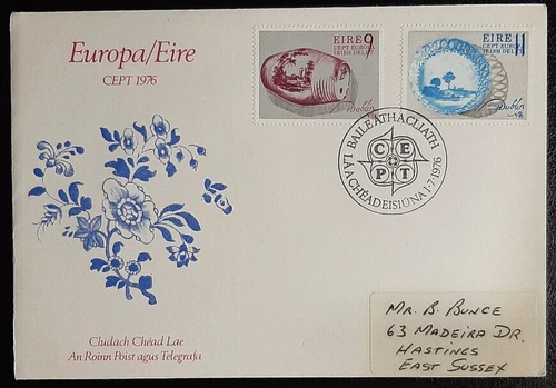 (IRL-217) IRELAND EIRE 1976 Bicentenary of American Independence FDC addressed