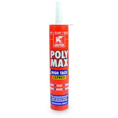 Griffon Poly Max High Tack Express weiss - Lösungsmittelfreier Montageklebstoff