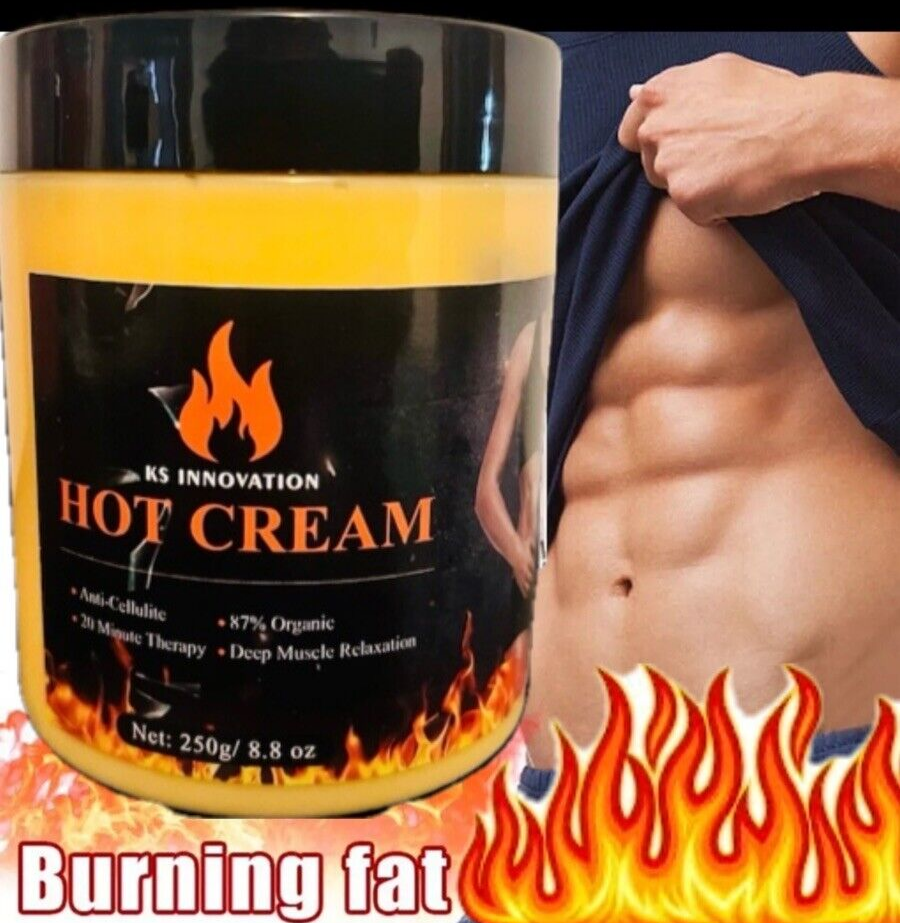 KS Hot Cream Fat Burner Weight Loss Belly Slimming Fitness Body Sweat Cream