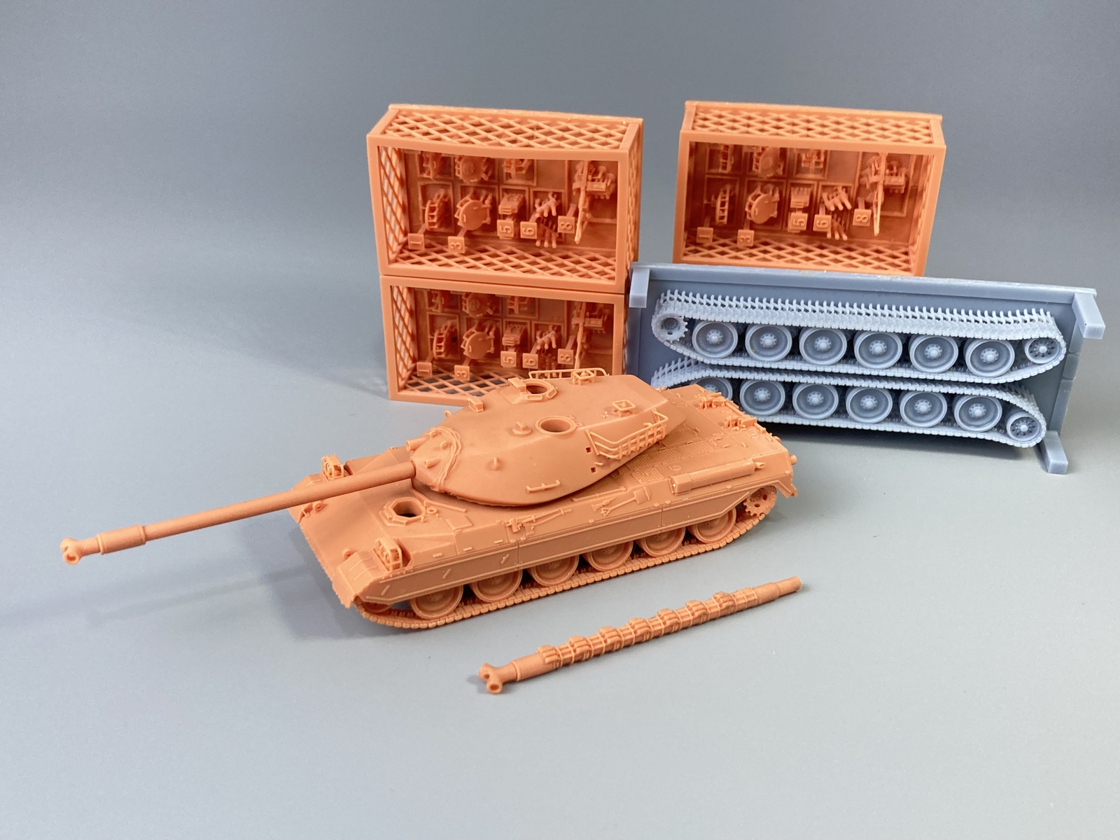 3D Printed 1/72 World of Tank R-Series Type 71 Heavy Tank Unpainted Model Kit