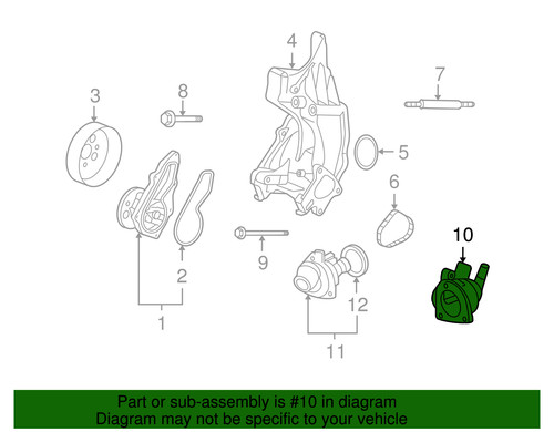 Genuine Honda Thermostat Housing 19320-R40-A01 - Bild 2 von 2