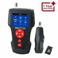 Digital Cable Tester Wire Tracker RJ45 RJ11 BNC Cable Length, with FREE TF Card