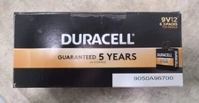 Duracell CopperTop 9 Volt Alkaline Batteries 9V12 (Pack of 12 Batteries) 03/24