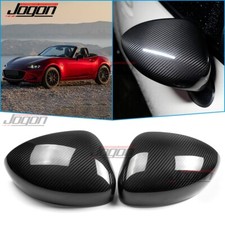 Carbon Rear Side Mirror Cover Caps For Mazda Mx-5 Miata Roadster 2016-2024 Nd Rf Carbon Rear Side Mirror Cover Caps For Mazda Mx-5 Miata Roadster 2016-2024 Nd Rf