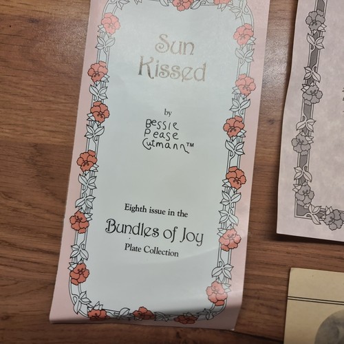 🌟Bessie Pease Gutmann Plate "Sun Kissed" Bundle Of Joy Collection🌟 - Picture 8 of 9