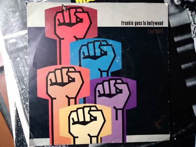 7'' FRANKIE GOES TO HOLLYWOOD RAGE HARD OF YOUR LITTLE MIND COVER SEHR GUTER ZUSTAND + VINYL N/NEUWERTIG