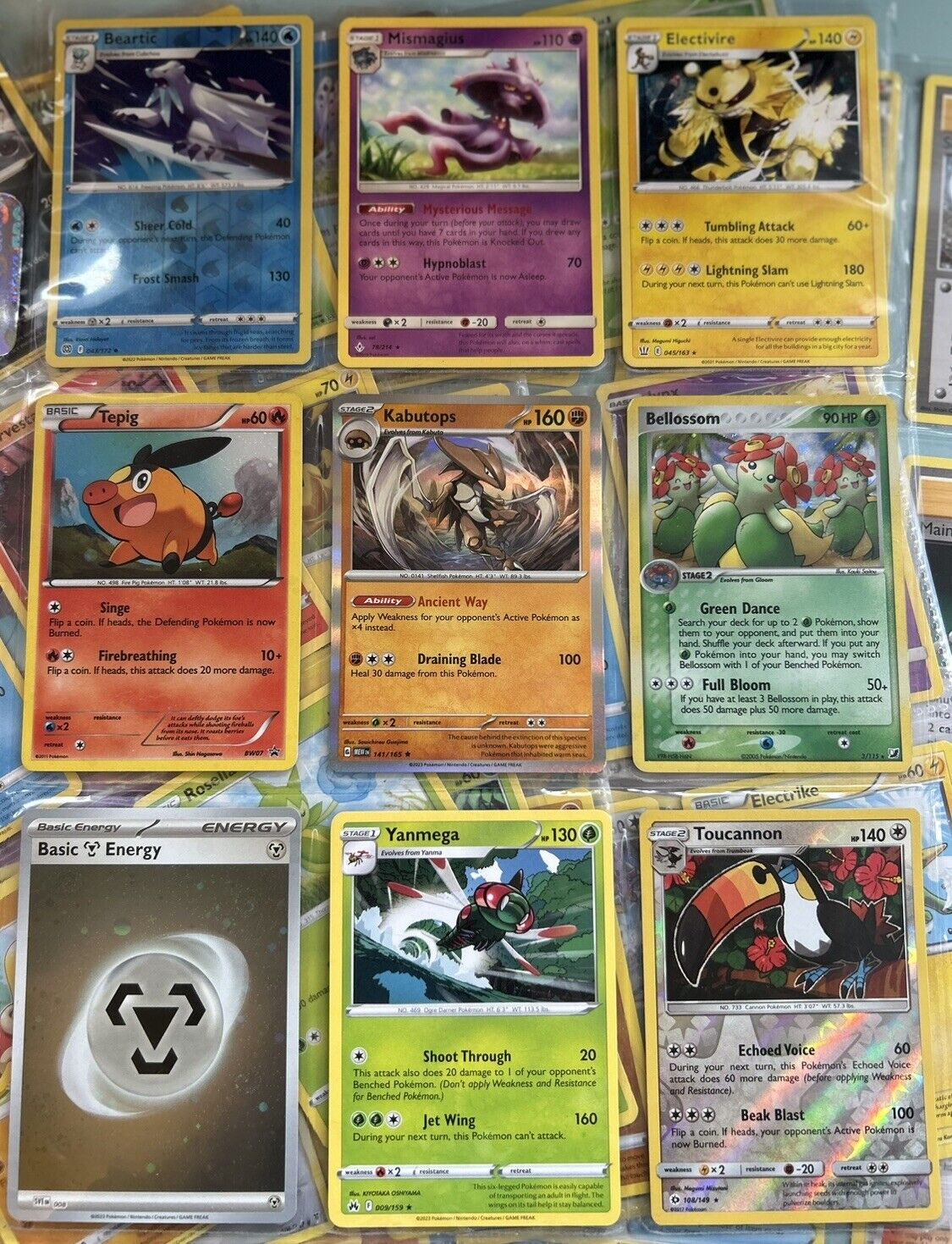 Lot of Modern Pokemon TCG Card Collection Holos Rares