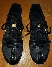 Nike Zoom Rival S Sprint Spikes Black W/Gold Track Shoes Size 7.5 Mens
