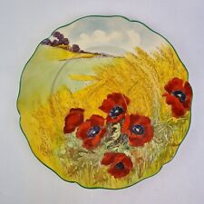 Vintage Royal Doulton Dinner Plate D5097 Poppies In Cornfield 26cm #3